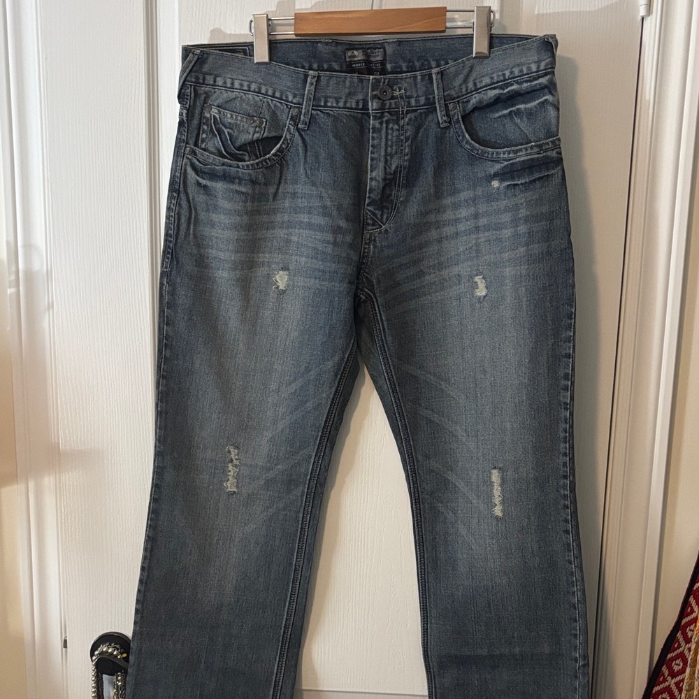 Classic Denim Straight-Leg Jeans
